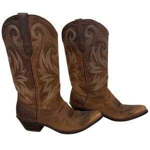 Durango Brown Western Cowboy Boots